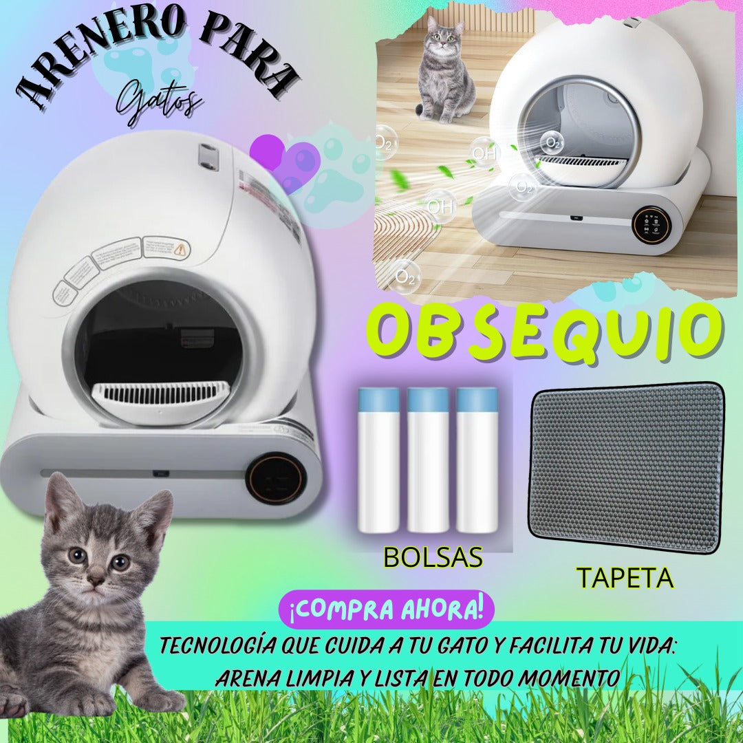 ARENERO INTELIGENTE PARA GATOS