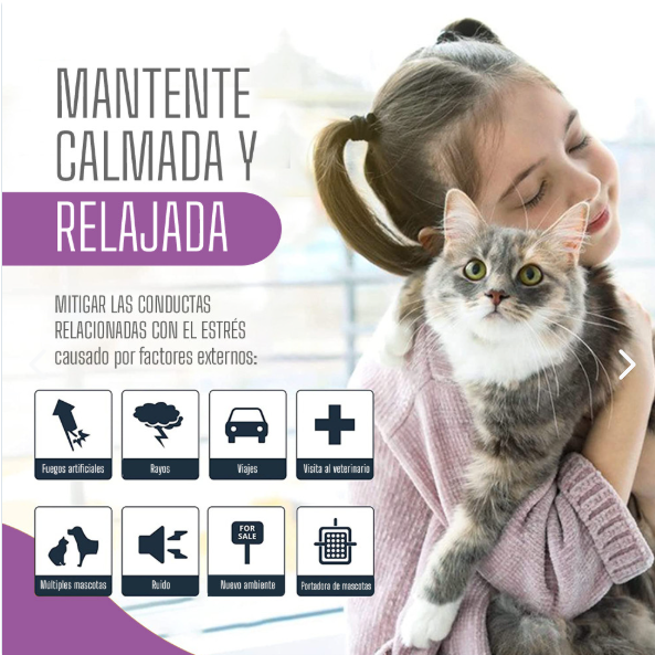 Collar Relajante Para Gatos Con Feromonas